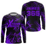 Maxcorners Motocross Racing Jersey Purple Upf30+ Men Women Kid Dirt Bike Shirt Motorcycle Jersey MT2809