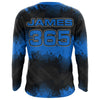 Maxcorners Racing Motocross Jersey Blue Upf30+ Dirt Bike Off-Road Youth Kid Men Motorcycle Shirt XM251 MT2809
