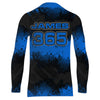 Maxcorners Racing Motocross Jersey Blue Upf30+ Dirt Bike Off-Road Youth Kid Men Motorcycle Shirt XM251 MT2809