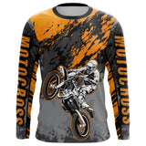Maxcorners Motocross Racing Jersey Orange Upf30+ Dirt Bike Shirt Men Women Kid MX Off-Road Jersey XM154 MT2809