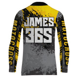 Maxcorners Motocross Racing Jersey Yellow Upf30+ Dirt Bike Shirt Men Women Kid MX Off-Road Jersey XM154 MT2809
