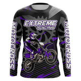 Maxcorners Purple Motocross Racing Jersey Upf30+ Dirt Bike Shirt Kids Women Men Off-road Jersey XM199 MT2809