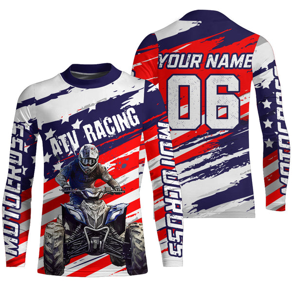 Maxcorners ATV Quad Bike Jersey Kid Men Women Upf30+ ATV Quad Shirt ATV Motocross Off-road MT2809