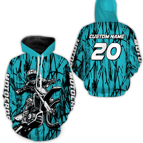 Maxcorners Motocross Riding Hoodie Jersey for Men Women Biker Motorcycle Dirt Bike Hoodie LM2809