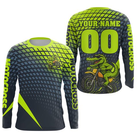 Maxcorners Aligator Motocross Racing Jersey Custom Dirt Bike Shirt Kid Women Men Off road Shirts LM2809