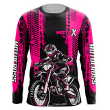 Maxcorners Motocross Racing Jersey Women Kid Upf30+ Dirt Bike Riding Shirt Off-Road Motorcycle MT2709