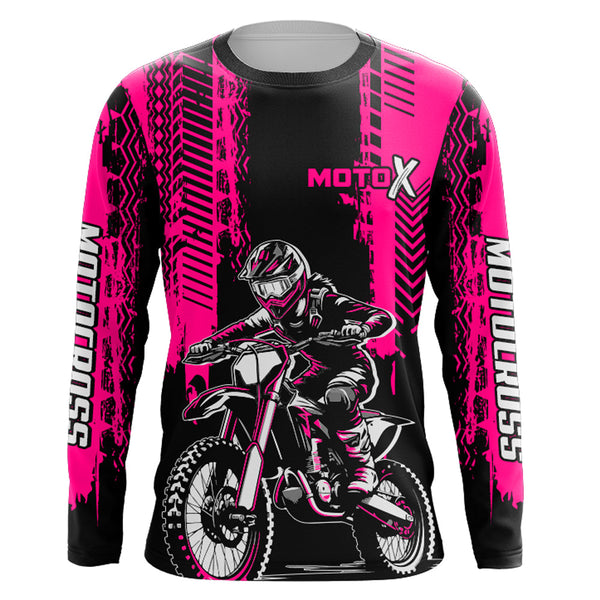 Maxcorners Motocross Racing Jersey Women Kid Upf30+ Dirt Bike Riding Shirt Off-Road Motorcycle MT2709