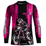 Maxcorners Motocross Racing Jersey Women Kid Upf30+ Dirt Bike Riding Shirt Off-Road Motorcycle MT2709
