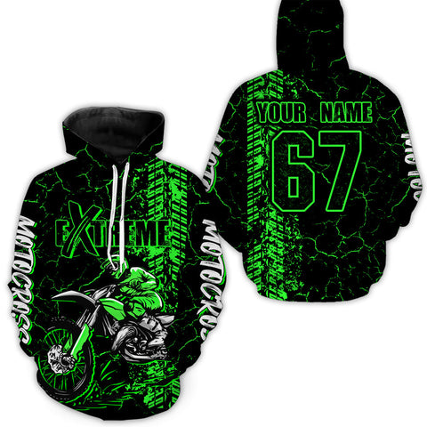 Maxcorners Motocross Racing Hoodie for Men Women Dirt Bike Hoodie Shirt Off-road Jersey LM2809