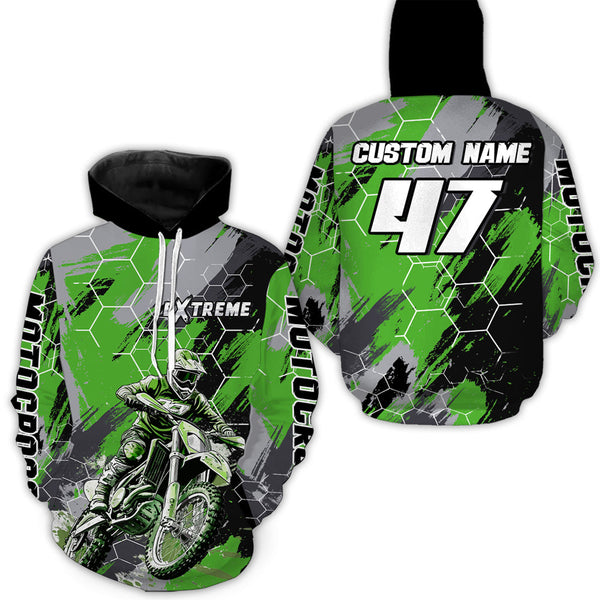 Maxcorners Motocross Hoodie Racing Jersey For Men Women Biker Off-road Dirt Bike Hoodie LM2809