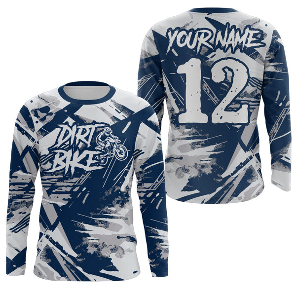 Maxcorners Motocross Racing Dirt Bike Jersey Upf30+ Motorcycle Riding Shirt Kid Men Women MT2709