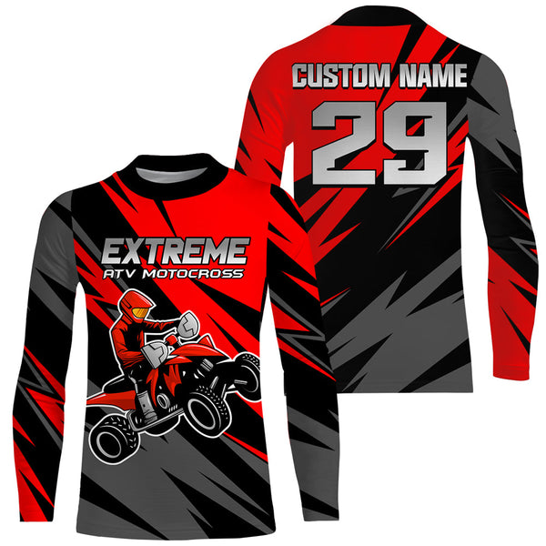 Maxcorners Custom ATV Racing Jersey ATV Motocross Shirt for Men Kid Women Quad Bike Jersey MT2709