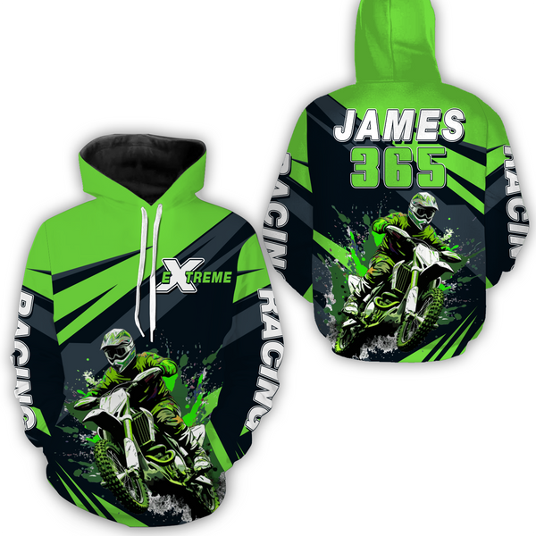 Maxcorners Motocross Racing Hoodie Jersey for Men Women Dirt Bike Motorcycle Hoodie  LM2809