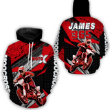 Maxcorners Motocross Racing Hoodie Jersey for Men Women Motorcycle Dirt Bike Hoodie LM2809