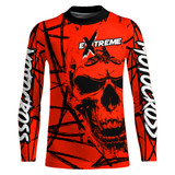Maxcorners Motocross Racing Jersey Red Upf30+ Dirt Bike Shirt MX Off-Road Motorcycle Shirt MT2709