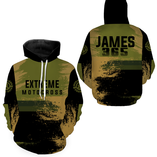 Maxcorners Motocross Racing Hoodie Jersey For Men Women Dirt Bike Motorcycle Riding Hoodie Shirt  LM2809