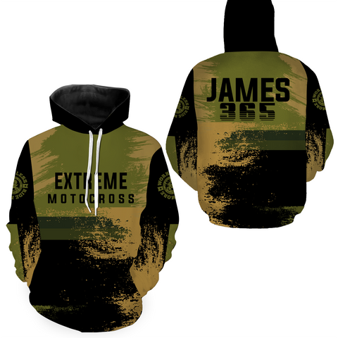 Maxcorners Motocross Racing Hoodie Jersey For Men Women Dirt Bike Motorcycle Riding Hoodie Shirt  LM2809