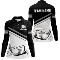 Maxcorners US Patriotic Golf Polo Shirt Custom For Women Golf Polo Shirts with Team Name