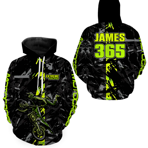 Maxcorners Motocross Hoodie for Men Women Motorcycle Hoodie Shirt Dirt Bike Racing Jersey  LM2809