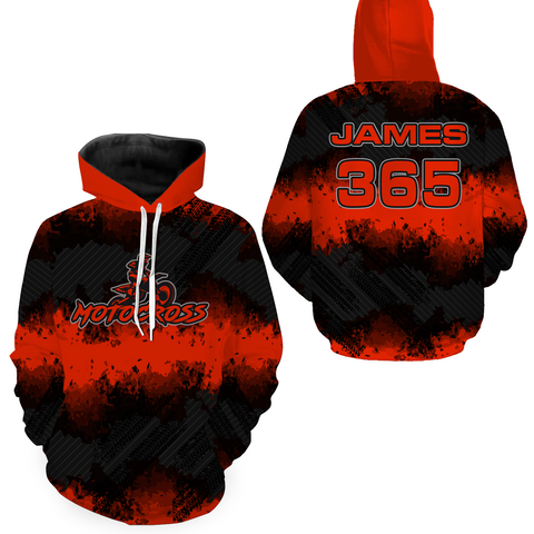 Maxcorners Motocross Racing Hoodie for Men Women Dirt Bike Hoodie Off-road Motorcycle Jersey LM2809