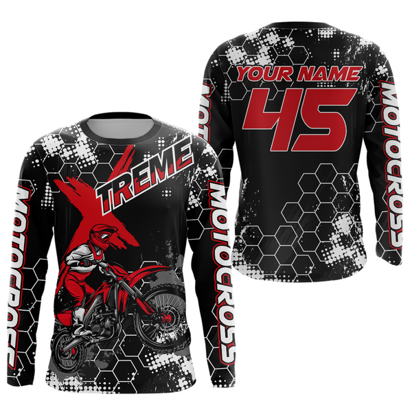 Maxcorners Motocross Jersey Custom Dirt Bike Racing Shirt for Men Kid Woman Off-road Jersey LM2809