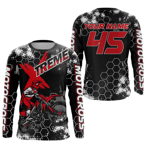 Maxcorners Motocross Jersey Custom Dirt Bike Racing Shirt for Men Kid Woman Off-road Jersey LM2809