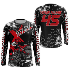 Maxcorners Motocross Jersey Custom Dirt Bike Racing Shirt for Men Kid Woman Off-road Jersey LM2809