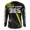 Maxcorners Motocross Racing Jersey Men Women Kid Upf30+ Dirt Bike Shirt Youth Adult Off-Road Yellow MT2709