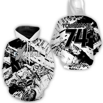 Maxcorners Motocross Racing Hoodie Jersey for Biker Men Women Motorcycle Dirt Bike Hoodie MT2809