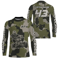 Maxcorners Camo ATV Motocross Racing Jersey Upf30+ Quad Bike Jersey Men Kid Women ATV Riding MT2809