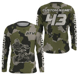 Maxcorners Camo ATV Motocross Racing Jersey Upf30+ Quad Bike Jersey Men Kid Women ATV Riding MT2809