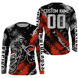 Maxcorners Motocross Racing Jersey Red Upf30+ Dirt Bike Shirt Men Women Kid Off-road Riding Jersey MT2809