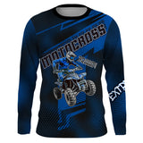 Maxcorners ATV Motocross Jersey Blue Upf30+ Quad Bike ATV Racing Jersey Men Women Kid ATV Shirt MT2809