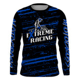 Maxcorners Motocross Racing Jersey Blue Upf30+ Dirt Bike Off-road MX Shirt Men Kid Women XM186 MT2809