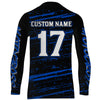 Maxcorners Motocross Racing Jersey Blue Upf30+ Dirt Bike Off-road MX Shirt Men Kid Women XM186 MT2809