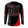 Maxcorners Motocross Racing Jersey Red Upf30+ Dirt Bike Shirt Kid Women Men Off-road Jersey XM263 MT2809