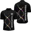 Maxcorners Personalized Billiard Jersey Dna 8 Ball Pool Men Billiard Shirt For Men Team Polo & 1/4 Zip