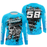 Maxcorners Custom Dirt Bike Jersey Motocross Jersey Upf30+ Mens Women Motocross Shirt| MT2809
