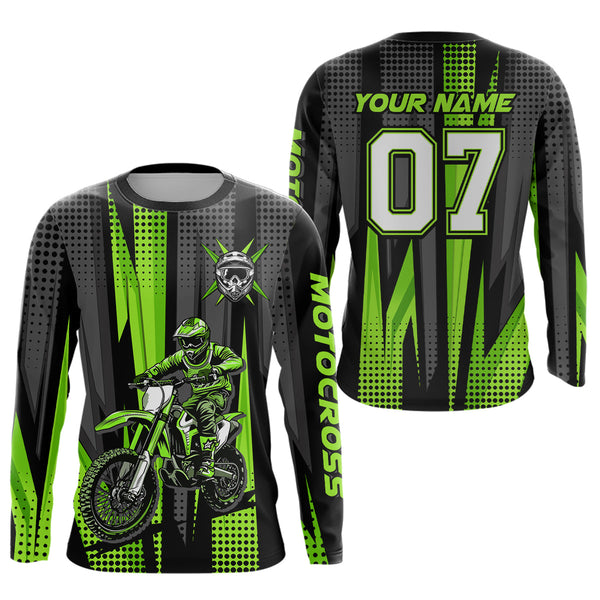 Maxcorners Custom Dirt Bike Jersey Motocross Jersey Upf30+ Motocross Shirt| LM2809