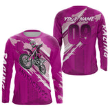 Maxcorners Adult&Kid Custom Motocross Jersey UPF30+ MX Racing Biker Off-road Dirt Bike Racewear| LM2809