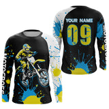Maxcorners Custom Motocross Jersey Upf30+ Mens Women Dirt Bike Shirt Off Road Jersey LM2809
