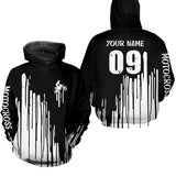 Maxcorners Adult&Kid black custom dirt bike jersey Motocross jersey upf30+ mens women Motocross Shirt| MT2709