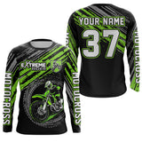 Maxcorners Adult&Kid Custom Dirt Bike Jersey Motocross Jersey Upf30+ Mens Women Motocross Shirt| LM2809