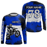 Maxcorners Custom Motocross Jersey for Men Women Upf30+ Dirt Bike Shirt Motorcycle Jersey| LM2809