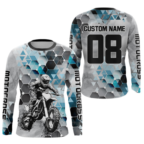 Maxcorners Custom Extreme Motocross Jersey Dirt Bike Shirt Motorcycle Jersey Team Shirt MX Jersey Adult & Kid LM2809