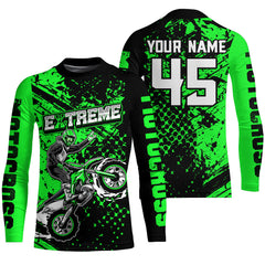 Maxcorners Custom Dirt Bike Jersey Exxtreme Motocross Jersey Upf30+ Mens Women Racing Shirt| MT2809