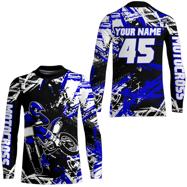 Maxcorners Custom Motocross Jersey Red Dirt Bike Clothes Upf30+ Mens Motorcycle Jersey| MT2709