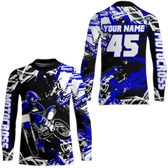 Maxcorners Custom Motocross Jersey Red Dirt Bike Clothes Upf30+ Mens Motorcycle Jersey| MT2709
