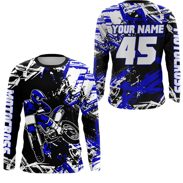 Maxcorners Custom Motocross Jersey Red Dirt Bike Clothes Upf30+ Mens Motorcycle Jersey| MT2709