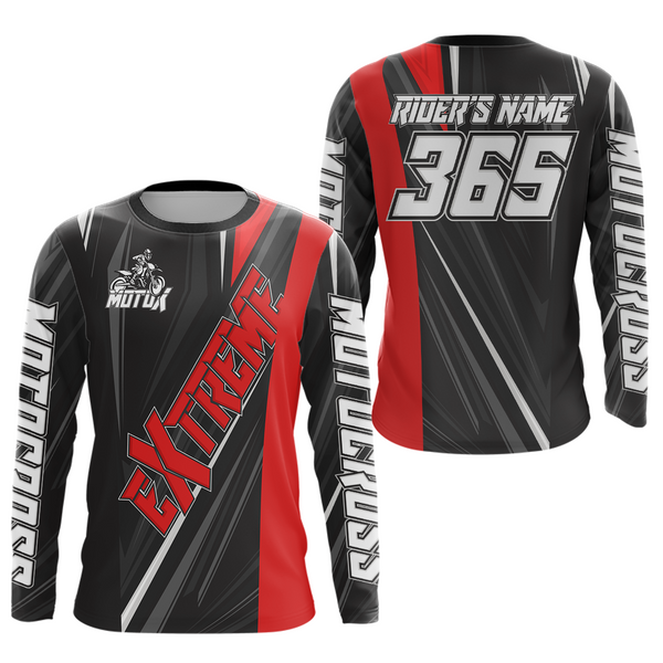 Maxcorners Custom Extreme Motocross Jersey Dirt Bike Shirt Motorcycle Jersey Team Shirt MX Jersey LM2809